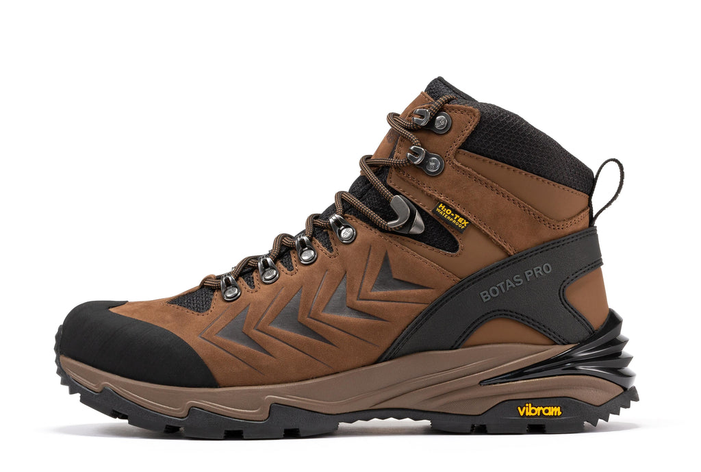 Botas Pro Bruin 6-duim Waterdigte Stapstewels met VIBRAM® Traction Lug Buitesool BP22121