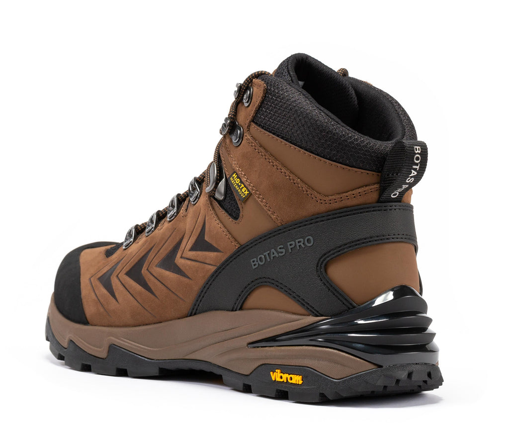 Botas Pro Bruin 6-duim Waterdigte Stapstewels met VIBRAM® Traction Lug Buitesool BP22121