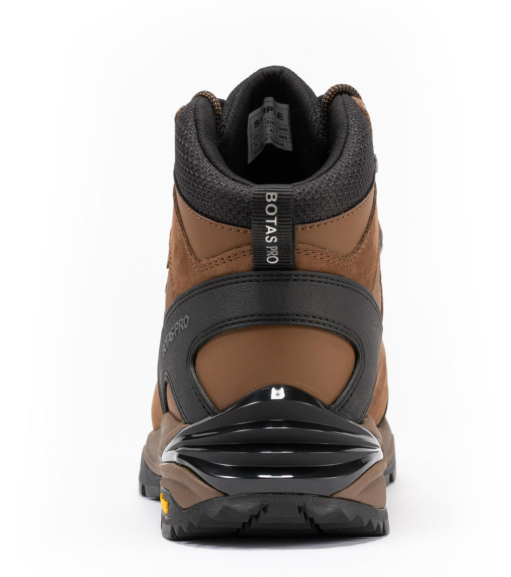 Botas Pro Bruin 6-duim Waterdigte Stapstewels met VIBRAM® Traction Lug Buitesool BP22121
