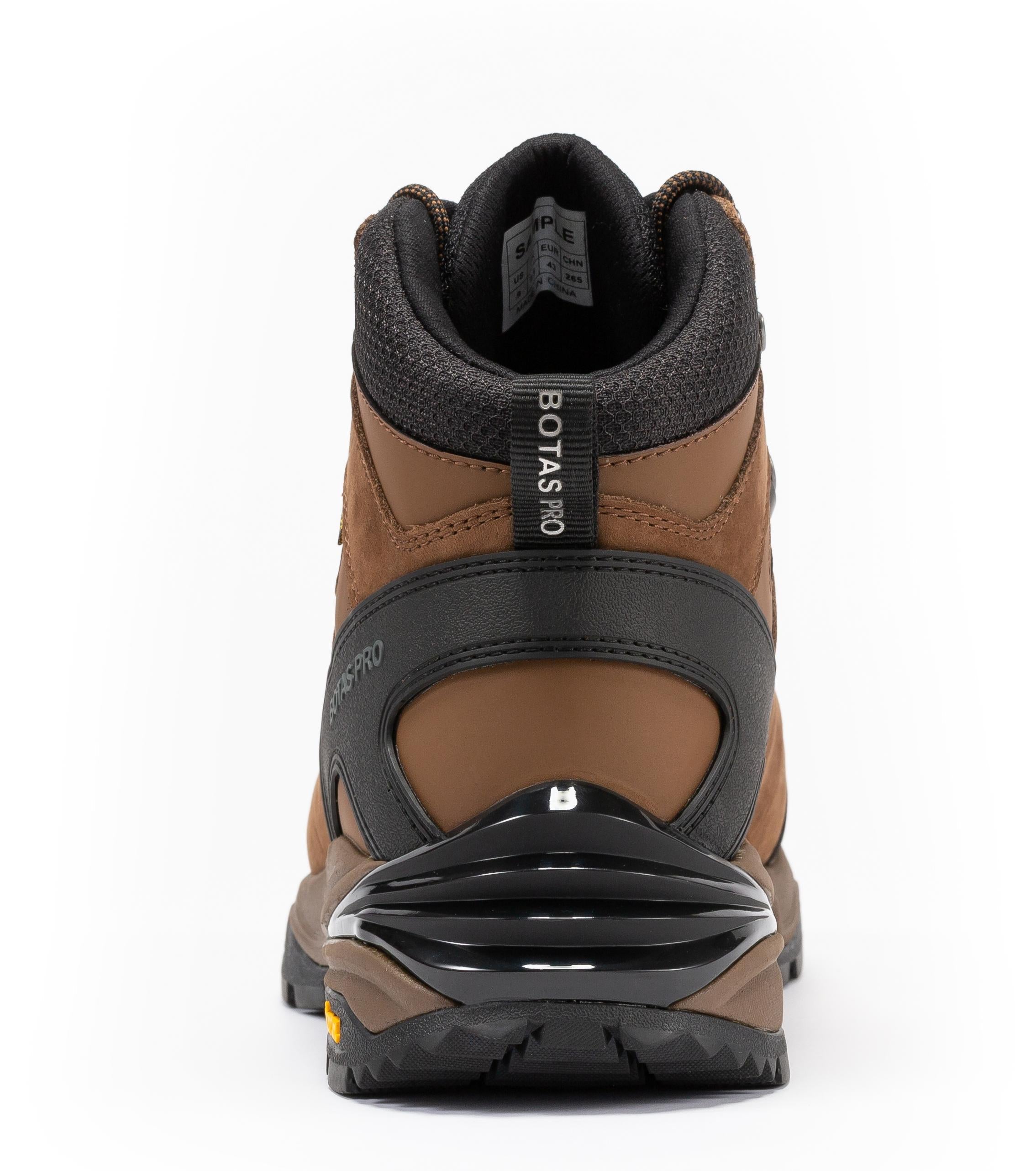 Botas Pro Bruin 6-duim Waterdigte Stapstewels met VIBRAM® Traction Lug Buitesool BP22121