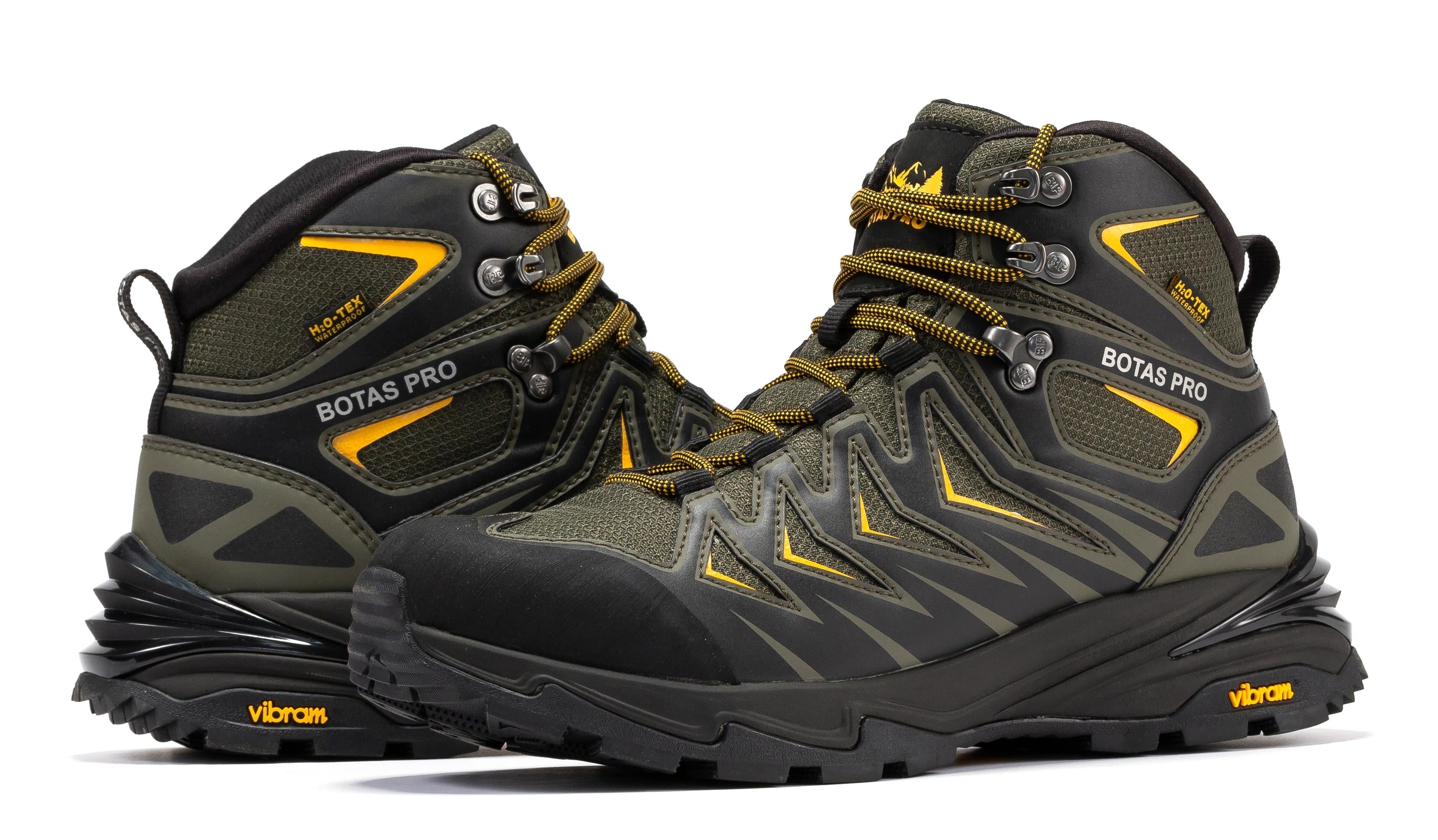 Botas Pro Metaal Groen 6-duim Waterdigte Stapstewels met VIBRAM® Traction Lug Buitesool BP22111