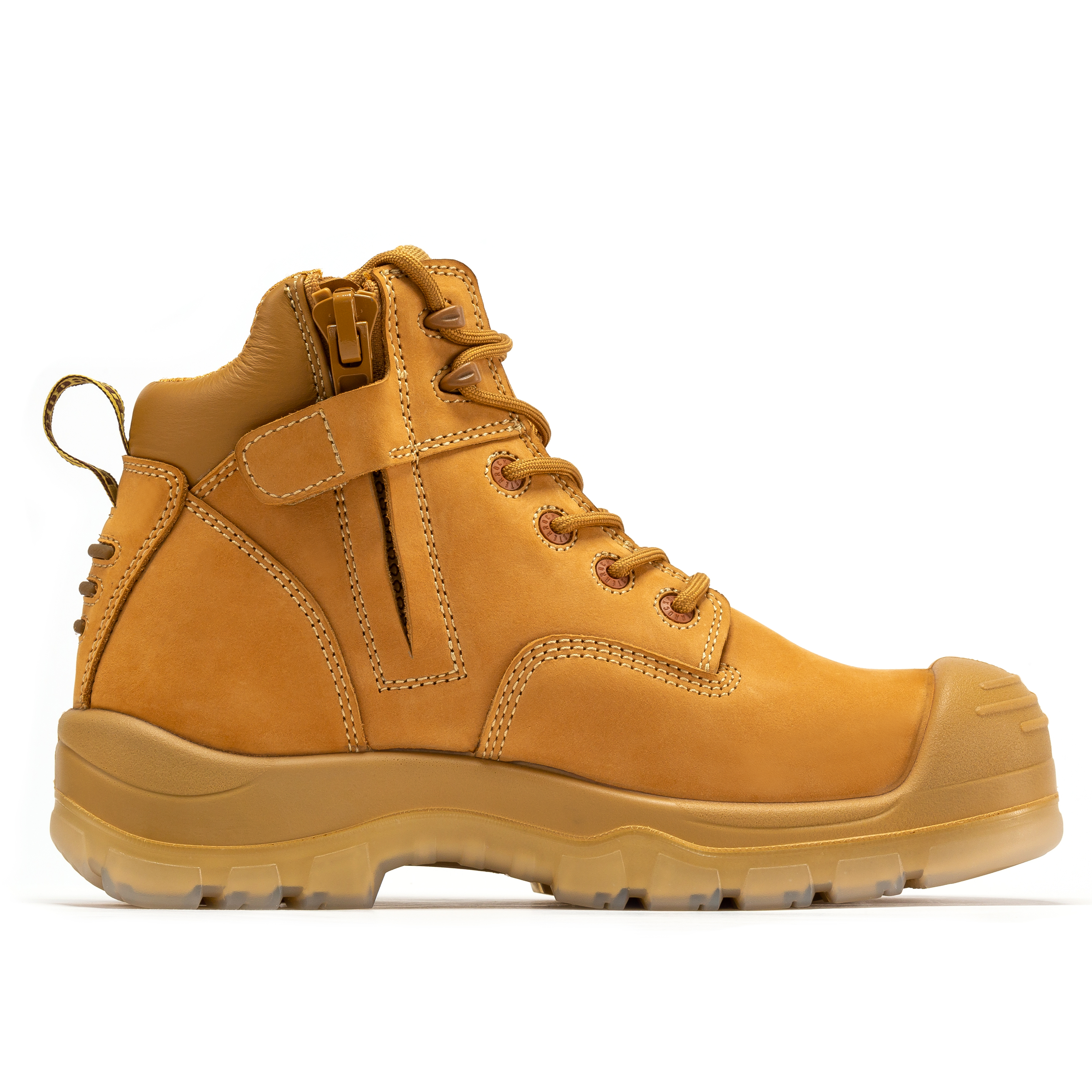 ROCKROOSTER Woodland Koring 6-duim Komposiet-neus Kant-rits Leer Werkstewels AK659