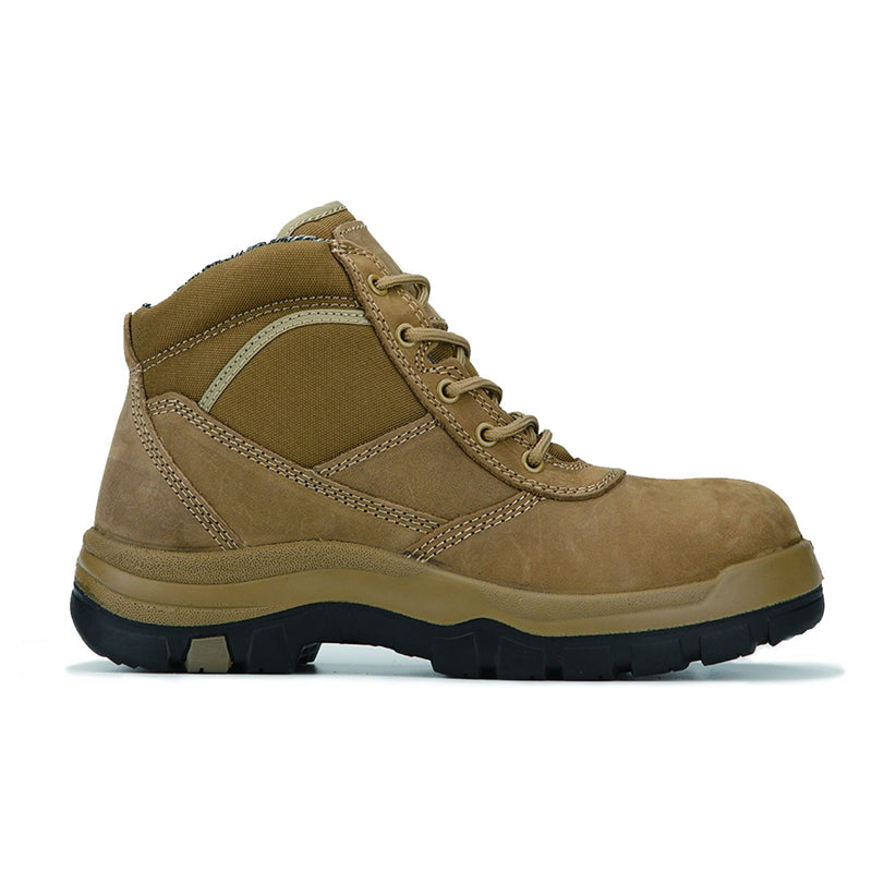 ROCKROOSTER Cortez Bruin 6-duim Staalneus Leer Werkstewels AK250