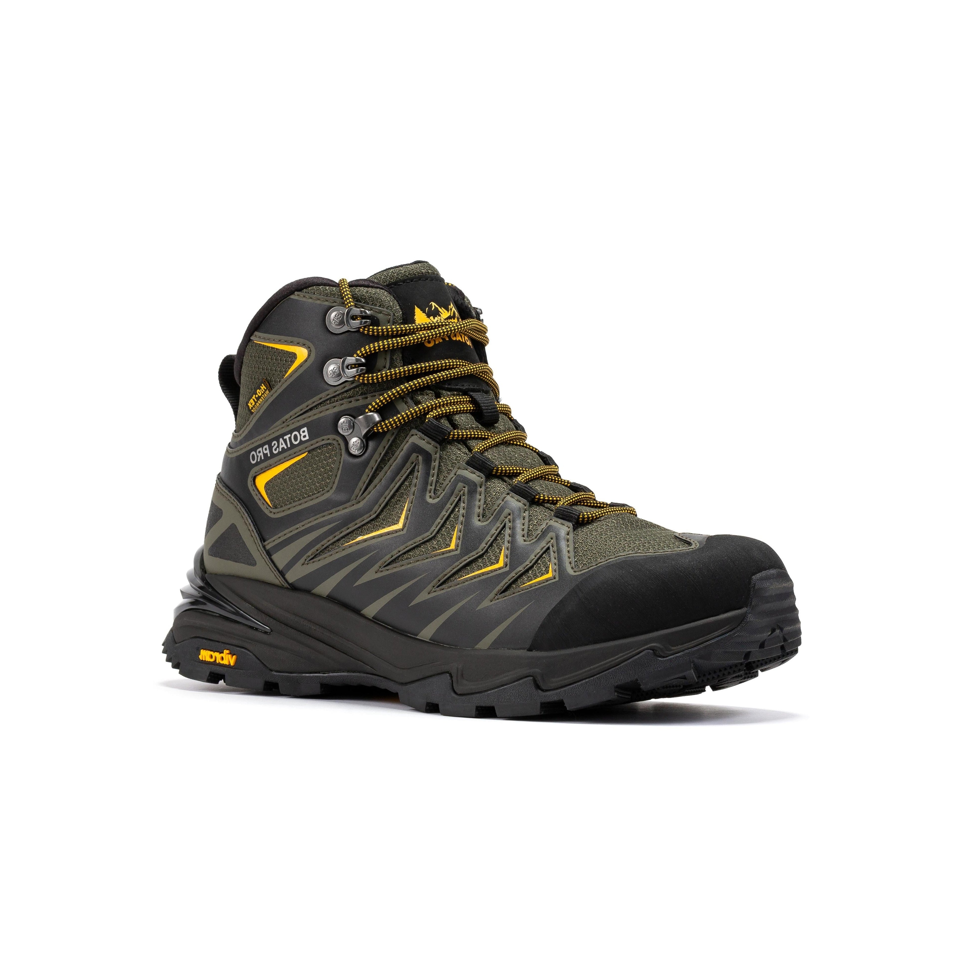 Botas Pro Metaal Groen 6-duim Waterdigte Stapstewels met VIBRAM® Traction Lug Buitesool BP22111