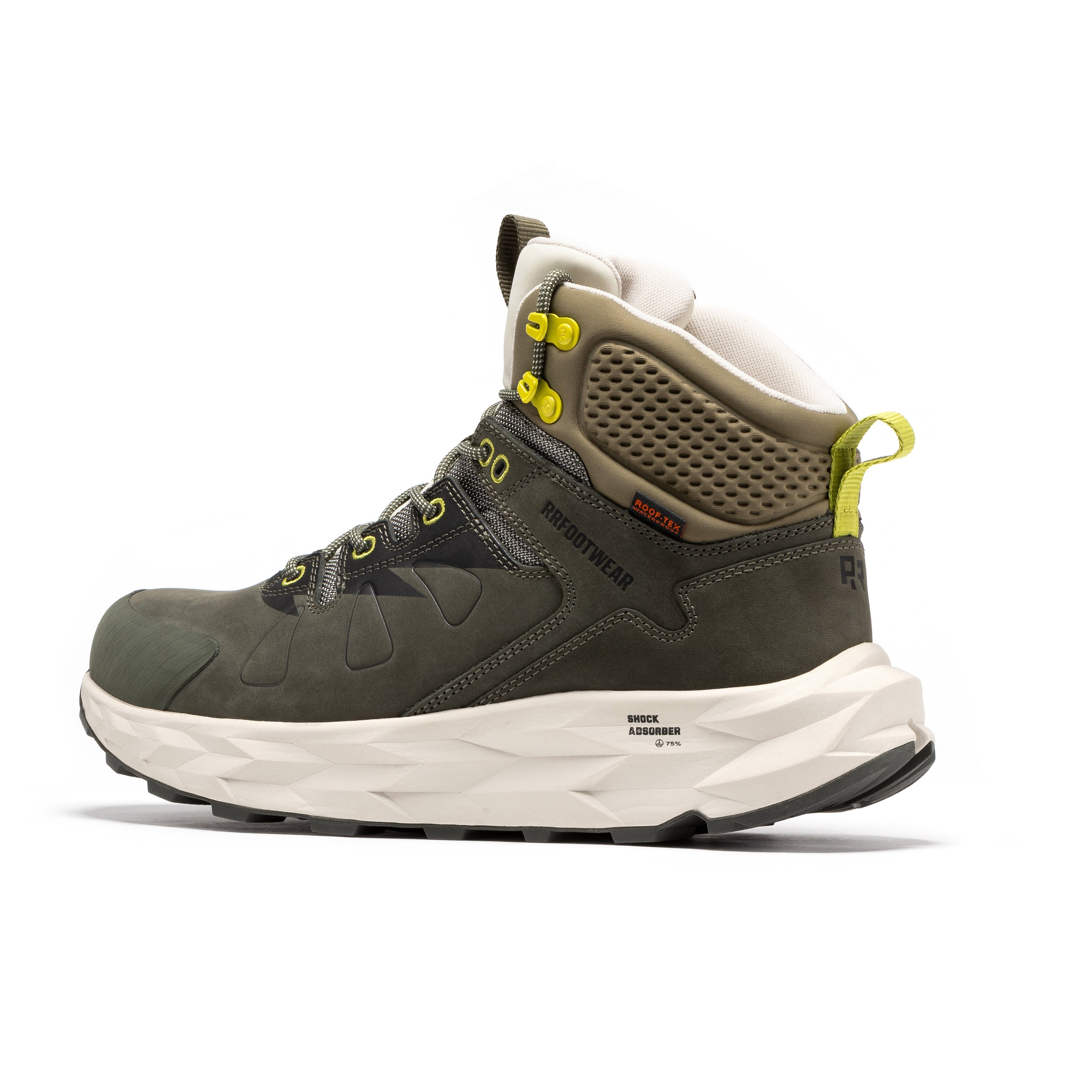 ROCKROOSTER Farmington Groen 6-duim Waterdigte Stapstewels met VIBRAM® Buitesool OC21033