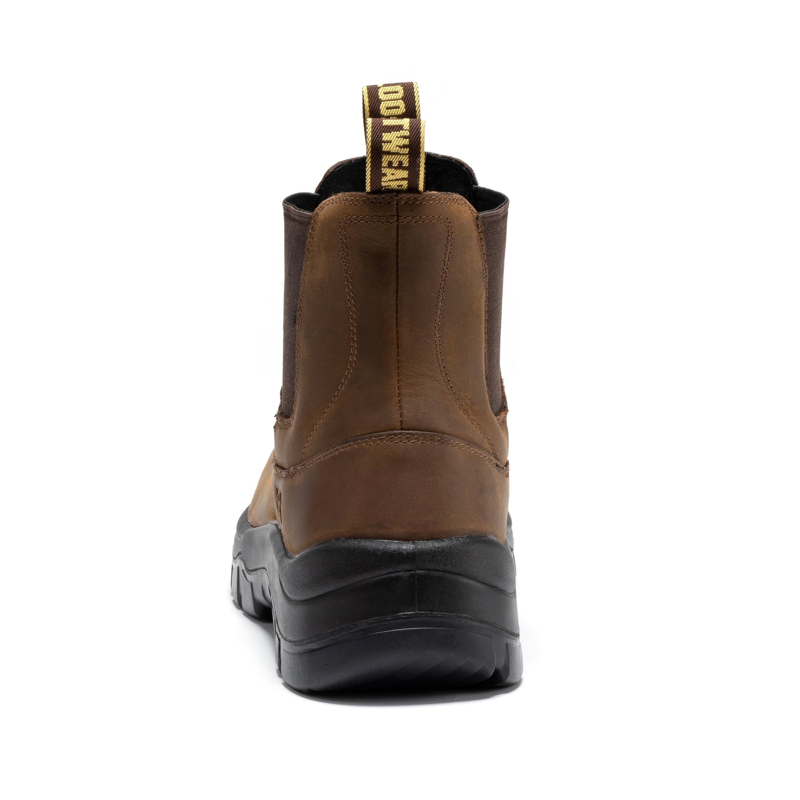 ROCKROOSTER Woodland Bruin 6-duim Komposiet-neus Instap Leer Werkstewels AK664